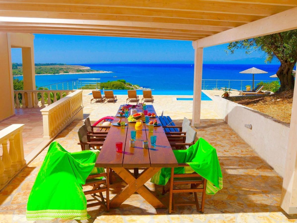 Beachfront Villa Seasun By Posarellivillas Agios Spyridon  Exterior foto